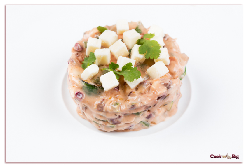Acelgas Rojas con Queso Feta y Ajo Spring Violeta