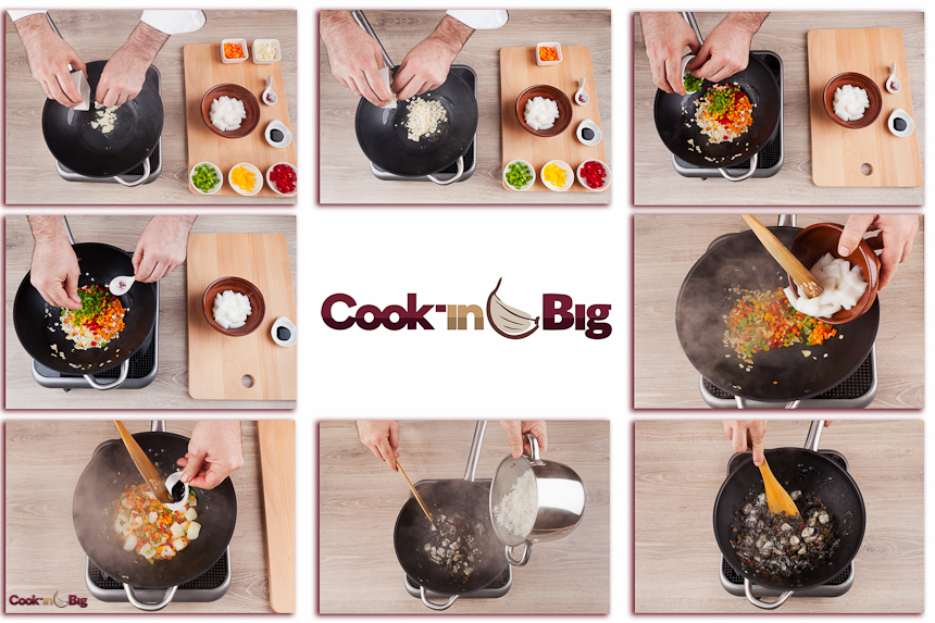 Arroz Negro Cook' In Big