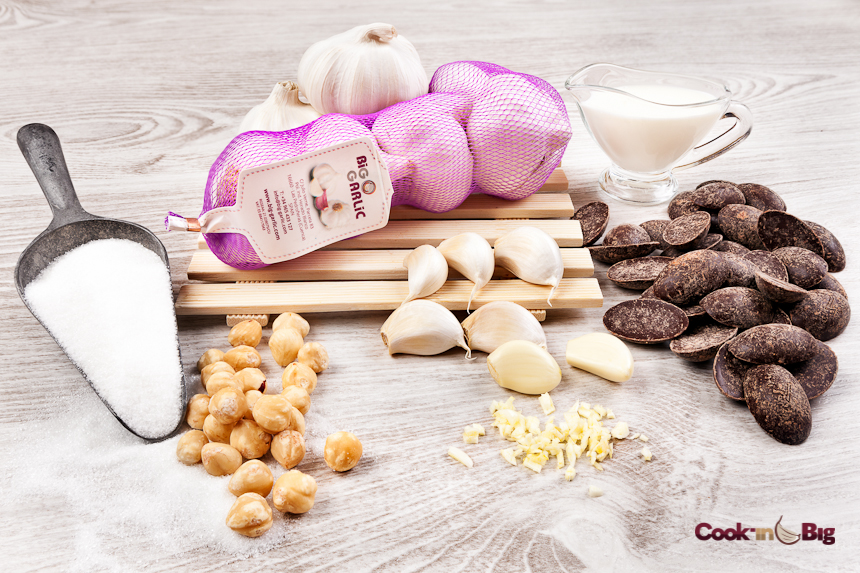 Ingredientes Bombones de Ajo Confitado