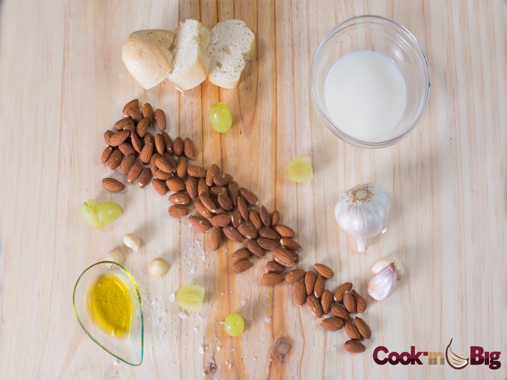 Ingredientes Receta Ajoblanco