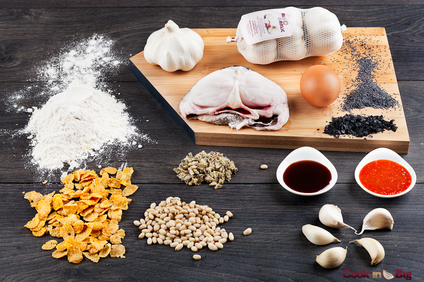 Merluza Crujiente con Ajo - Ingredientes