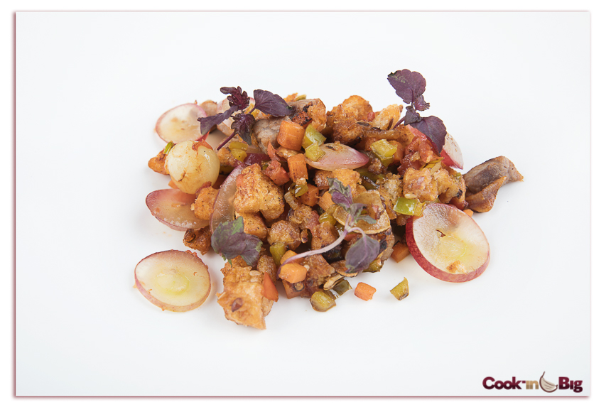 Migas Integrales con Ajo Morado