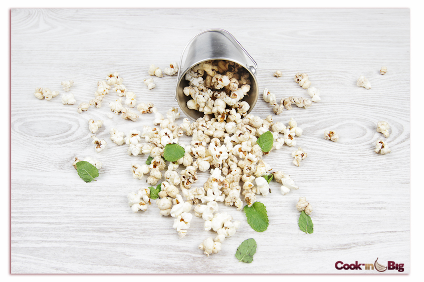 Palomitas de Maíz con Menta y Ajo Blanco