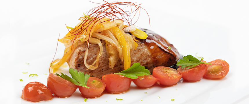 Presa Ibérica con Salsa Asiática y Ajo Castaño