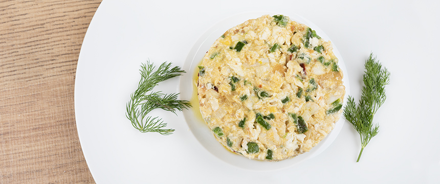 Revuelto de Bacalao y Ajo Spring Violeta