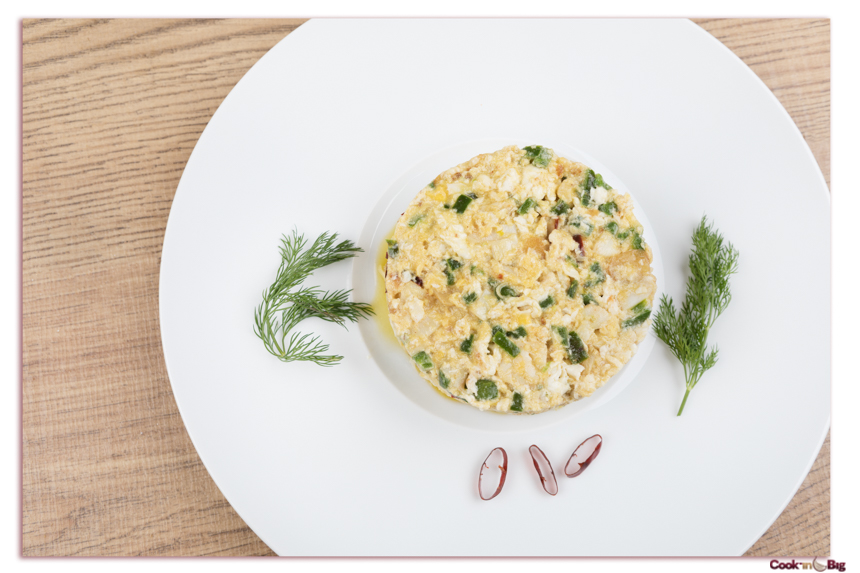Revuelto de Bacalao y Ajo Spring Violeta