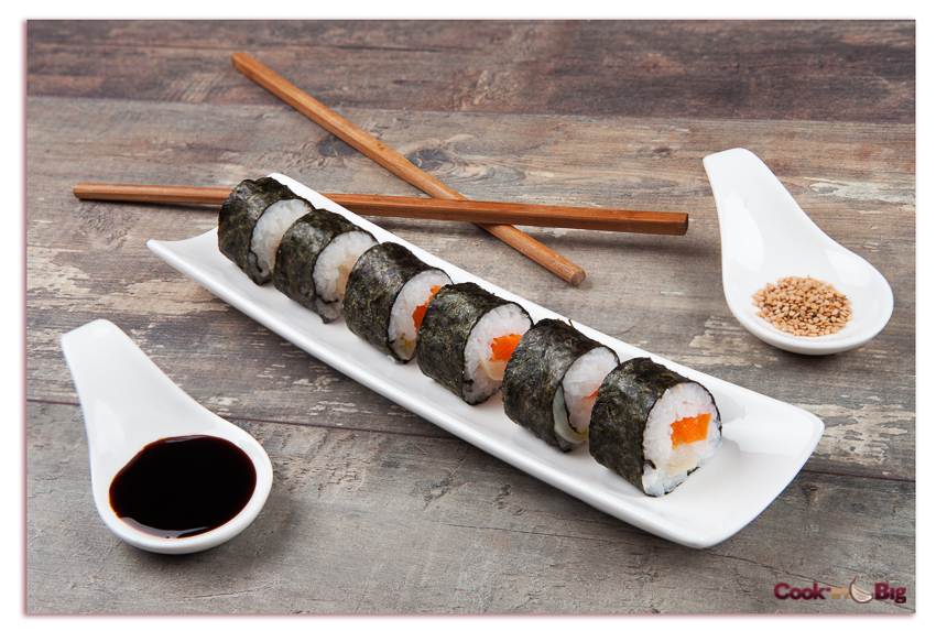 Sushi con Ajo Morado