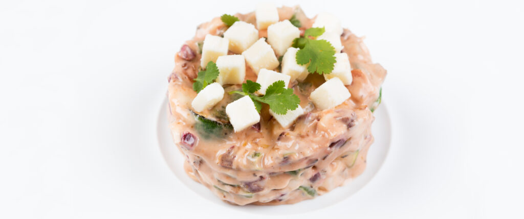 Acelgas Rojas con Queso Feta y Ajo Spring Violeta