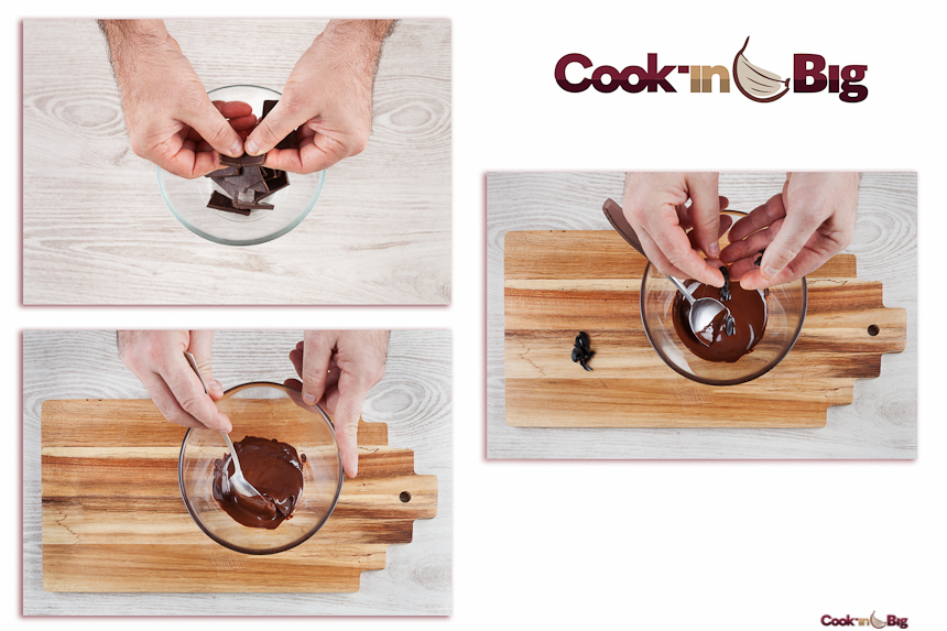 Tabletas Crujientes de Cacao, Almendras, Arroz Inflado y Ajo Negro.