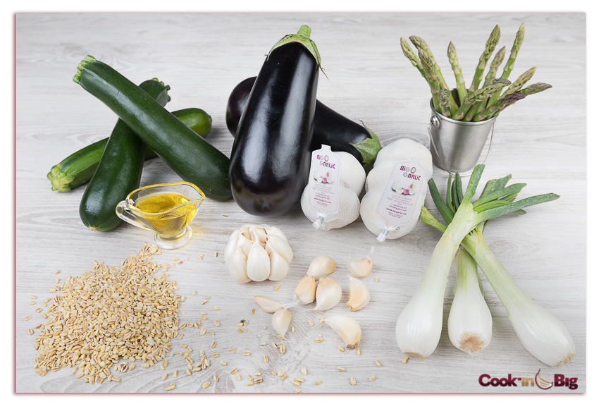 Trigo Salteado con Ajo Spring Blanco